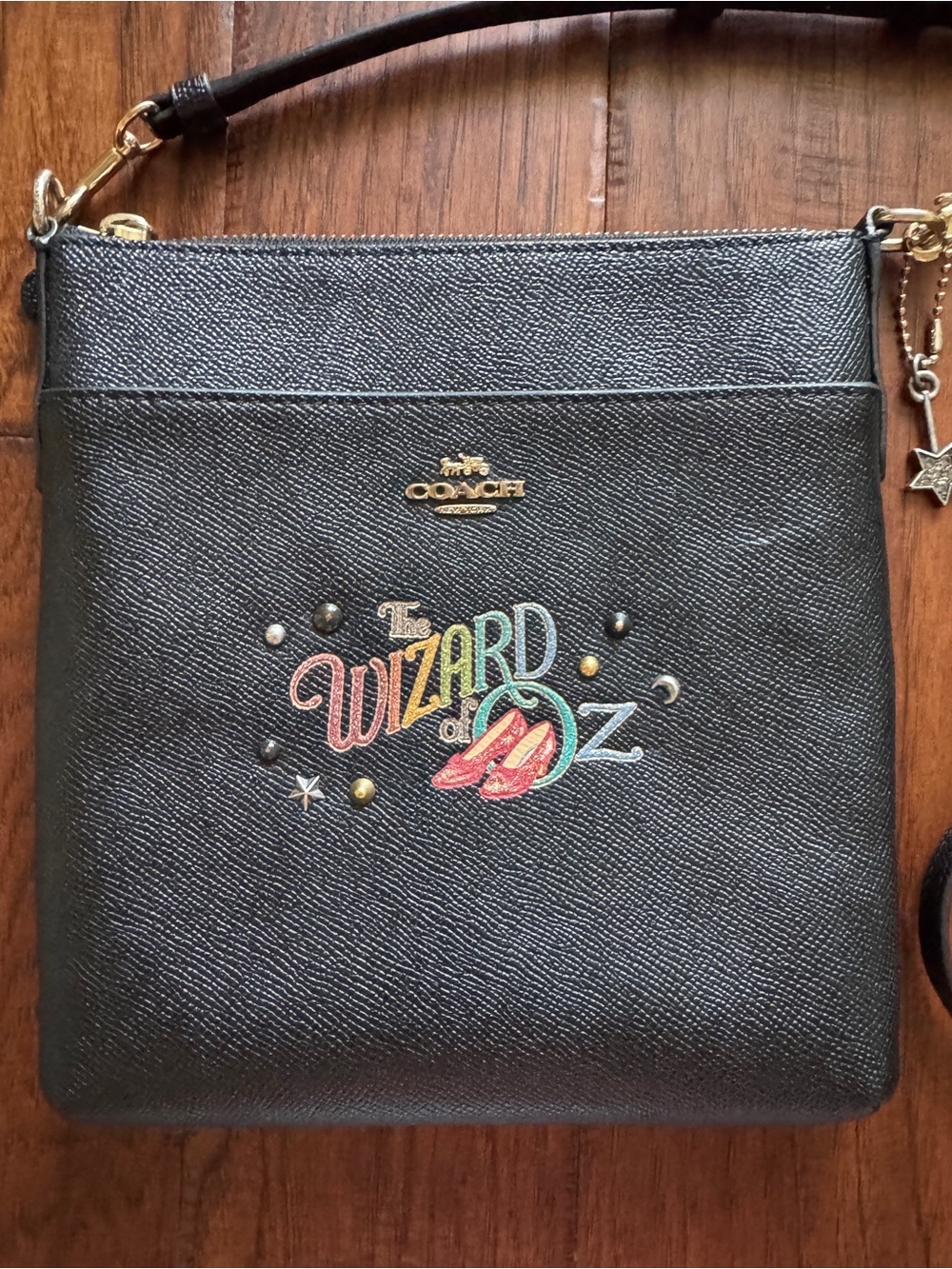 Coach Black Wizard of Oz Graphic Crossbody